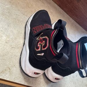 Champion Black and Red Athletic Shoes with Slip-On Design